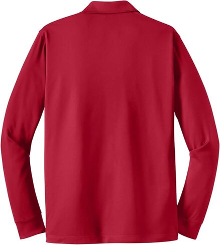 Sport-Tek للجنسين الطويل الأكمام micropique sport-wick polo | قميص مشتركة للرجال والنساء ، قمة ملائمة غير رسمية للعمل والغولف in Kuwait