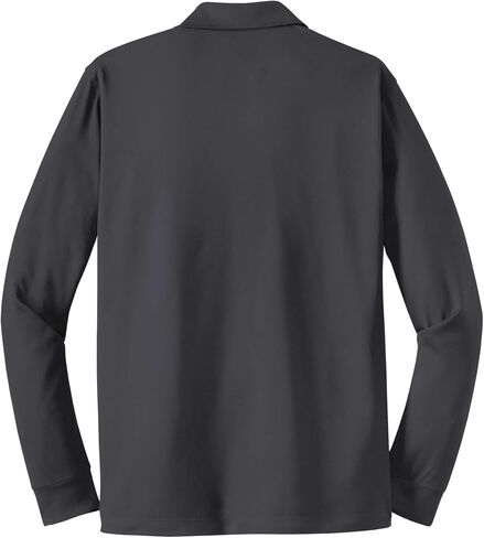 SPORT-TEK Unisex Long Sleeve Micropique Sport-Wick Polo | Collared Shirt for Men & Women, Casual Fit Top for Work & Golf in Saudi Arabia