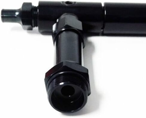 Billet Aluminium Holley 4150 خط الوقود المزدوج لخط الوقود الأنيو مع مقياس أبيض in Kuwait