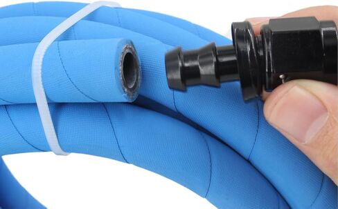 Fuel Line Hose 6AN 3/8" High Pressure Hose 750PSI for Fuel Systems Engines Tube Hose 6FT Blue in Saudi Arabia