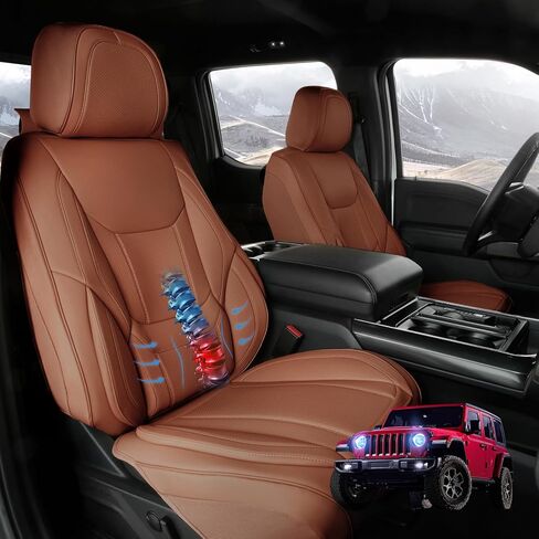 Coverland Custom Car Care Covers متوافق مع 2007-2014 Toyota FJ Cruiser-جلود متميزة من الجلود غير المنقولة من الرغوة المائية غطاء محامي داخلي مخصص [المقعد الأمامي الأسود] in Kuwait