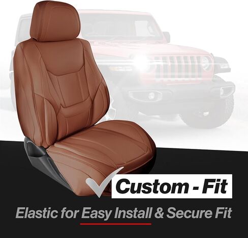 Coverland Custom Car Care Covers متوافق مع 2007-2014 Toyota FJ Cruiser-جلود متميزة من الجلود غير المنقولة من الرغوة المائية غطاء محامي داخلي مخصص [المقعد الأمامي الأسود] in Kuwait