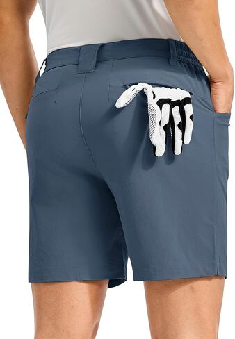 TBMPOY Men's Golf Shorts 7" Stretch Dress Casual Elastic Waist Short Quick Dry Lightweight Hiking Shorts with 4 Pockets in Saudi Arabia