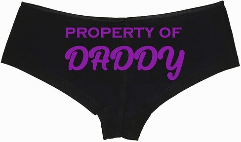 Bride Gifts - Bachelorette Wedding ,Property of Daddy's Booty Shorts Cotton Bikini &Thong Panties and cami set in Kuwait
