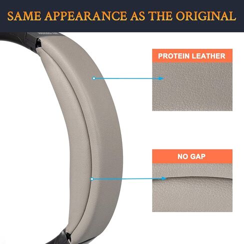 SOULWIT Ear Pads Cushions + Headband, Replacement Kit for Sony WH-1000XM4 (WH1000XM4) Over-Ear Headphones, Replacement Headstrap Pad & Earpads Repair Part - Black in Saudi Arabia