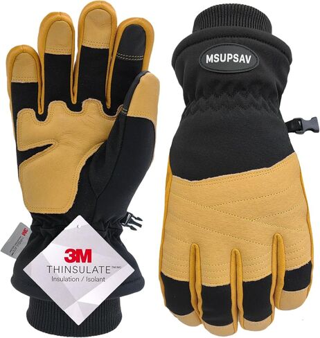 Winter Gloves,Ski Gloves,Waterproof Snowboard Gloves,Gloves for Cold Weather,Skiing&Snowboarding,Fits Men & Women,Winter Warm Gifts in Saudi Arabia