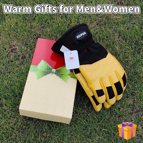 Winter Gloves,Ski Gloves,Waterproof Snowboard Gloves,Gloves for Cold Weather,Skiing&Snowboarding,Fits Men & Women,Winter Warm Gifts in Saudi Arabia