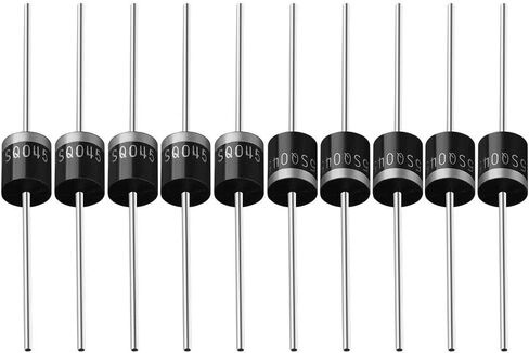 (25 Pcs) SR560 SB560 Schottky Barrier Rectifier Diode 5A 60V 5 Amp 60 Volt Electronic Silicon DO-201AD / DO-27 Axial Diodes in Saudi Arabia