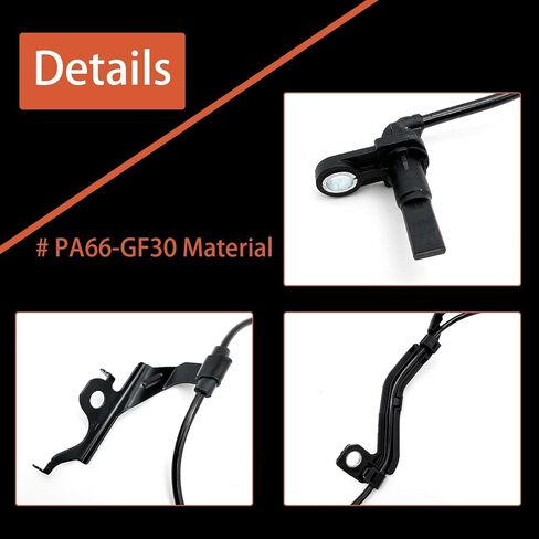 ABS Wheel Speed Sensor Front Left Driver Side Compatible with Select Toyota Models, 2019-2022 Corolla in Kuwait