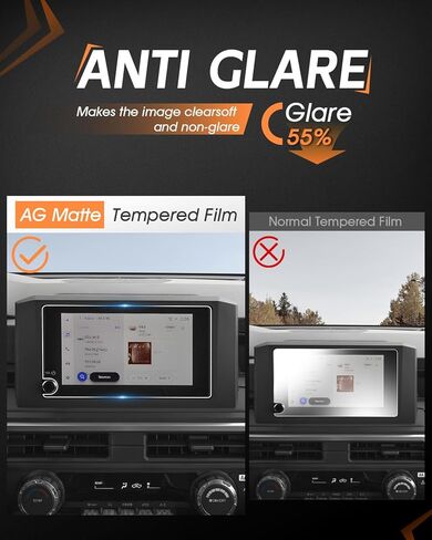 CDEFG for 2023 2024 Toyota Venza Screen Protector Cover for 2024 Venza XLE, Nightshade Edition,Limited for 2023 2024 Toyota Venza Accessories 12.3" Tempered Glass in Kuwait