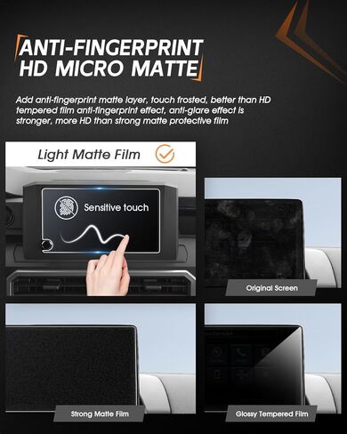 CDEFG for 2023 2024 Toyota Venza Screen Protector Cover for 2024 Venza XLE, Nightshade Edition,Limited for 2023 2024 Toyota Venza Accessories 12.3" Tempered Glass in Kuwait