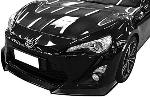 Q1-TECH, 9-Piece Front Bumper Lip & Side Skirt Extensions Diffuser Compatible with 2013-2016 Scion FR-S FRS/Toyota 86 / FT86 / GT86, Front Lip Spoiler Air Chin Body Splitter ABS (Painted Black) in Kuwait