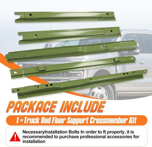 Long Bed Crossmember Kit 8ft متوافق مع 1999-2018 Ford F250 F350 2008-2016 Ford F450 Long Truck Flour in Kuwait
