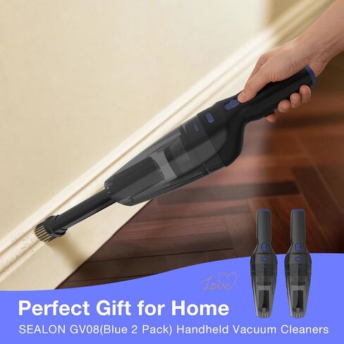 Handheld Vacuum Cordless, Rechargeable Car Vacuum Cleaner with 25 Mins Runtime, Mini Hand Vacuum with 10000 Pa Powerful Suction in Saudi Arabia
