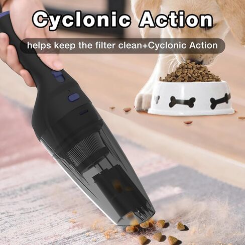 Handheld Vacuum Cordless, Rechargeable Car Vacuum Cleaner with 25 Mins Runtime, Mini Hand Vacuum with 10000 Pa Powerful Suction in Kuwait