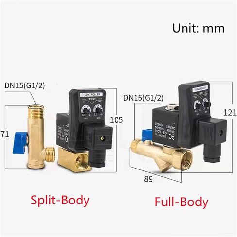 1/2" DN15 Auto drain Valve Air compressor Time Delay Switch Electromagnetic Magnetic Valve Controller AC220V 110V DC24V 12V(OPT Coil) in Saudi Arabia