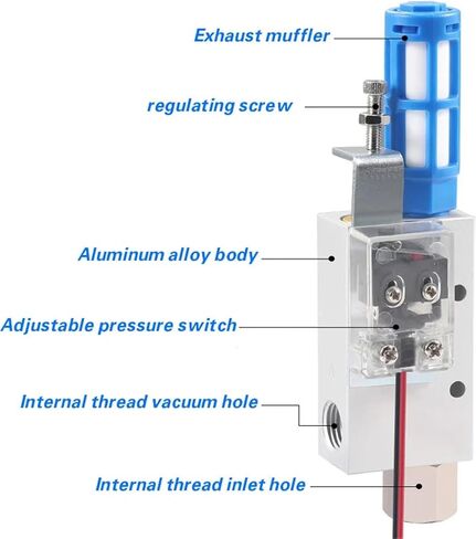 CV vacuum generator EV negative pressure high flow vacuum valve suction cup high suction controller 10 15 20 HS CK(CV-25HSCK,Without fittings) in Saudi Arabia