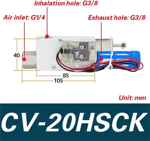 CV vacuum generator EV negative pressure high flow vacuum valve suction cup high suction controller 10 15 20 HS CK(CV-25HSCK,Without fittings) in Saudi Arabia