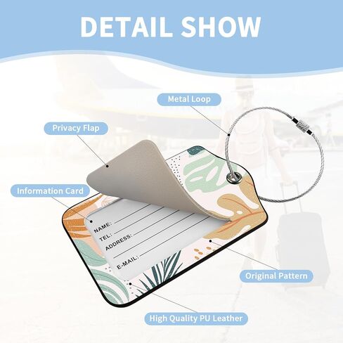 2 PCS علامة أمتعة لحقائب ، أقواس الفراولة اللطيفة PU PUCASCY TAG PRIVACY COVER LABER in Saudi Arabia