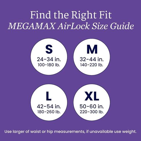 NorthShore MegaMax AirLock Breathable 9-Hour Heavy-Duty Tab-Style Adult Diapers, Medium, 12 Count Bag, Black, 32-44 inches, Unisex Incontinence Underwear in Kuwait