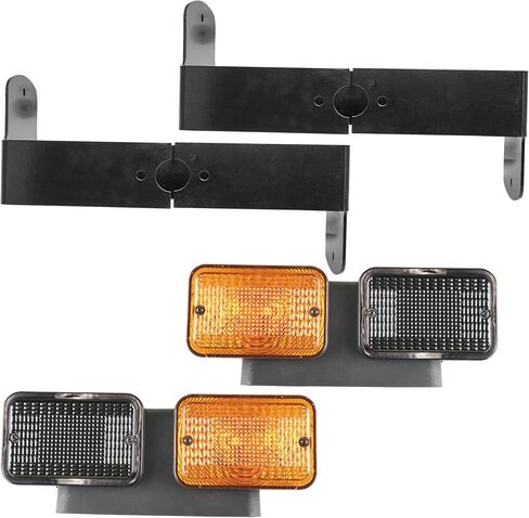 مصابيح وحراس الفرشاة Caltric متوافقة مع John Deere 4052r 2036r 4044m 4044r 3035d 3043d 302d 3025e 3032e 2038r 2032r 1023e 3038e 4052m in Kuwait