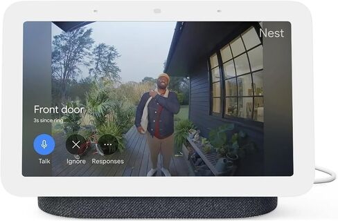 Google Nest Hub 7" Smart Display with Google Assistant (2nd Gen) - Chalk in Saudi Arabia