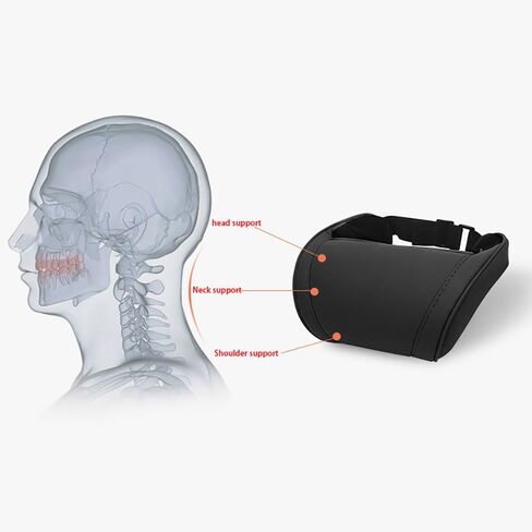 Neck Pillow for Tesla Model 3 Y S X Car Seat Headrest Cushion Neck Headrest 1PC (Black) in Saudi Arabia