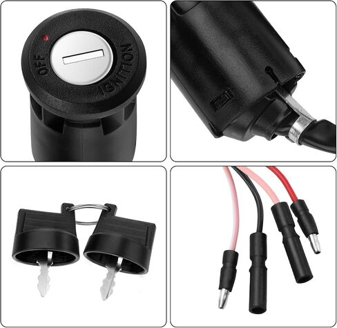 M Mati Handlebar Key Starter Relay Kit لـ Honda Fourtrax 300 2x4/4x4 TRX300/TRX300FW 1996-2000 35200-HM5-850 35020-HM5-A10 35100-HM5-671 in Saudi Arabia