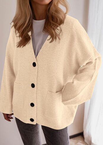 BTFBM Fall Fashion 2025 زر لأسفل سترات كارديجان للنساء العصرية ضد الرقبة طويلة الأكمام متماسكة معطف الشتاء ملابس خارجية in Kuwait