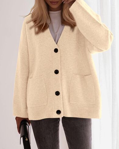 BTFBM Fall Fashion 2025 زر لأسفل سترات كارديجان للنساء العصرية ضد الرقبة طويلة الأكمام متماسكة معطف الشتاء ملابس خارجية in Kuwait