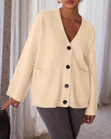 BTFBM Fall Fashion 2025 زر لأسفل سترات كارديجان للنساء العصرية ضد الرقبة طويلة الأكمام متماسكة معطف الشتاء ملابس خارجية in Kuwait
