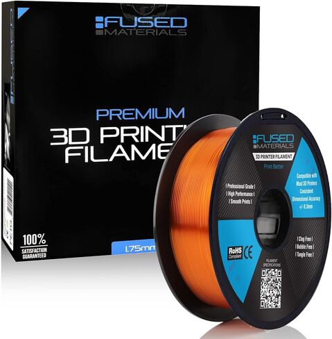 PETG 3D Printer Filament Fused Materials Purple - 1kg Spool, 1.75mm, Dimensional Accuracy +/- 0.03 mm, (Purple) in Saudi Arabia
