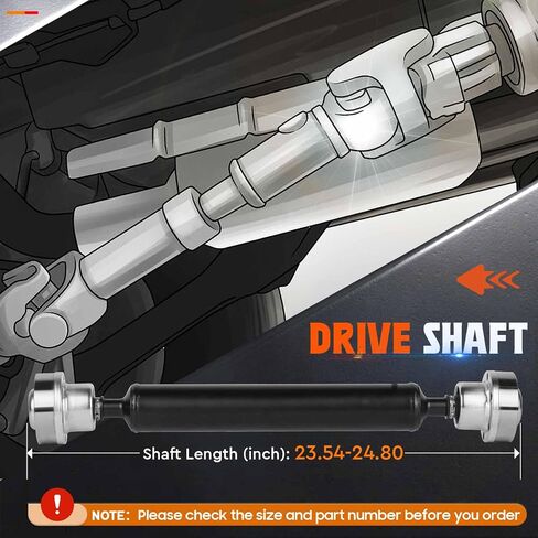 مجموعة عمود محرك أقراص محرك أقراص دودج دودج دورانجو V6 3.6L 2011-2021 ، لجيب جراند شيروكي V6 3.6L 2011-2021 حالة نقل السرعة الواحدة AWD in Saudi Arabia
