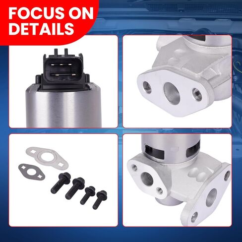 MOCA EGR Valve 911-125 Compatible with 2007-2010 for Chrysler Sebring 3.5L, 2007-2011 for Dodge Nitro 4.0L, 2009-2010 for Volkswagen Routan 4.0L, 2008-2010 for Chrysler Town & Country 4.0L in Kuwait