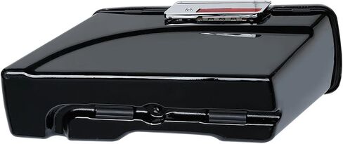 Vivid Black Hard Saddlebag w/5 x 7 inch speaker Lids (Speakers Included) For 1993-2013 Harley Davidson Touring Road Glide FLTRX Electra Glide FLHT Road King FLHR Street Glide FLHX models in Kuwait