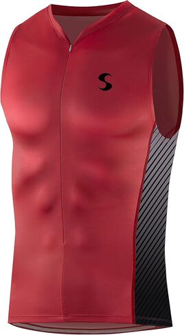 Synergy Men's Race Tri Singlet (White/Gray, Medium) in Kuwait