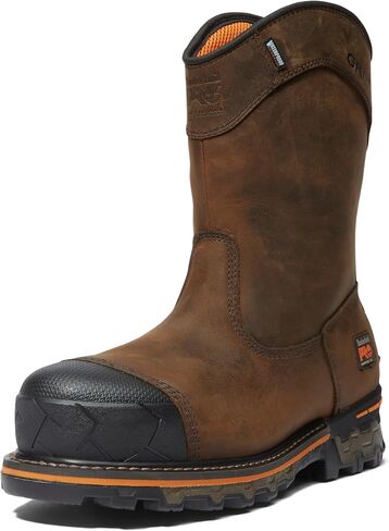 Timberland Pro Men's Boondock On Composite Safety Toe Toe مقاومة للثقب مقاوم للماء التمهيد الصناعي in Saudi Arabia