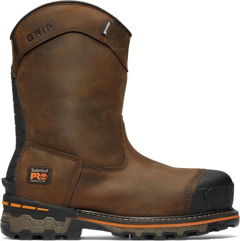 Timberland Pro Men's Boondock On Composite Safety Toe Toe مقاومة للثقب مقاوم للماء التمهيد الصناعي in Saudi Arabia