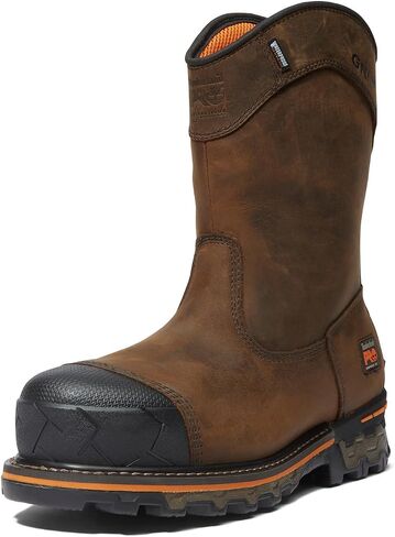 Timberland Pro Men's Boondock On Composite Safety Toe Toe مقاومة للثقب مقاوم للماء التمهيد الصناعي in Saudi Arabia