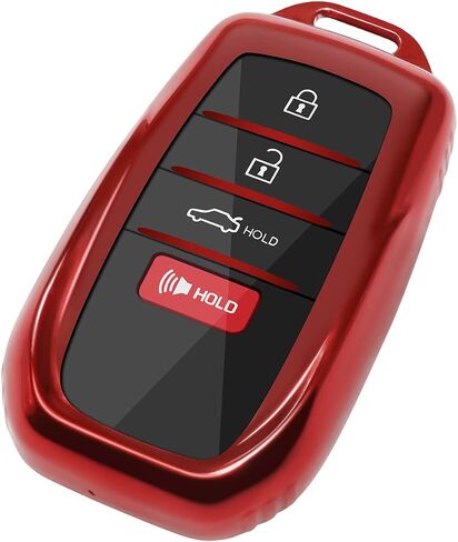 for Toyota Key Fob Cover for 2025 Camry 2020-2025 Rav4 2019-2025 Land Cruiser Key Shell Case for 2021-2025 Sienna Venza Hilux Grand Highlander Tundra Corolla bZ4X Prius (Black, 1PC) in Saudi Arabia