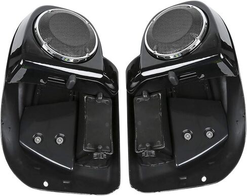 TCMT Lower Vented Leg Fairing 6.5 "شوايات مكبرات الصوت تناسب Harley Train Road Road King Street Glide Glide Electra Glide 2014-2023 CVO Limited Flhtkse 2018-2020 in Saudi Arabia