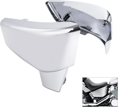 غلاف جانبي للبطارية الأخضر-L السوداء الملائمة لهوندا Shadow VT600 VLX 600 1999-2007 in Saudi Arabia