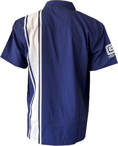 Carroll Shelby® Cobra Stripe Camp Shirt - Cuban, Cabana Style Button-Up Shirt in Saudi Arabia
