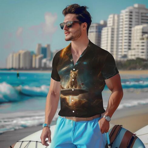 نمط ثلاثي الأبعاد طباعة SHIRTDESIGN أنيقة ارتداء عارضة غير رسمية فريدة من نوعها الرسوم البيانية TOP in Saudi Arabia