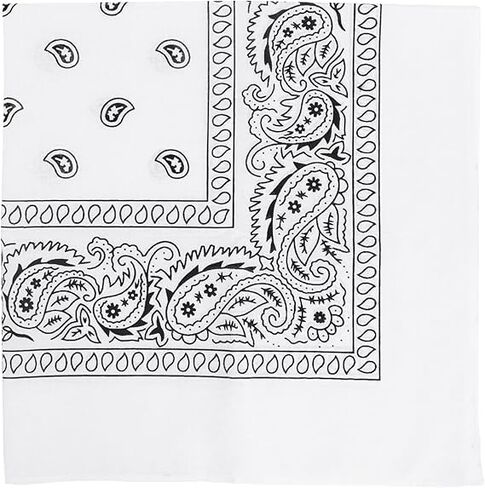 22 "x22" 100 ٪ من القطن بيزلي المطبوعة عصابات كبيرة الأزياء السميكة أزياء أزياء الأزياء للرجال والنساء in Kuwait