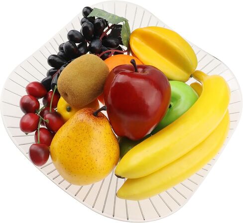 21 Pcs Simulation Fruits Mixed Set Lifelike Artificial Grape Fake Apple Lemon Banana for Home Decor Photography Sketch Props in Saudi Arabia