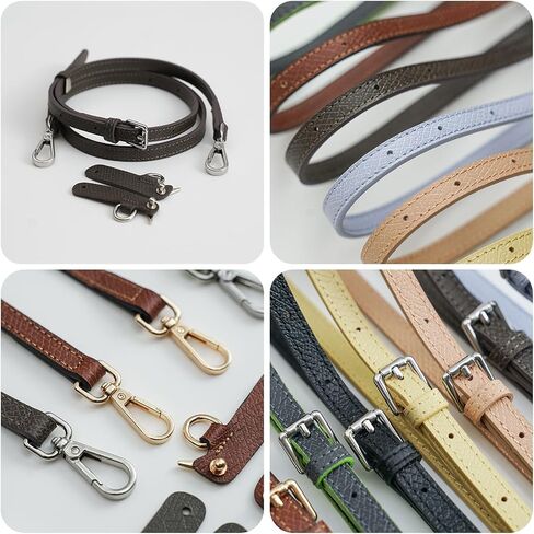 Upgraded Leather Purse Straps for Longchamp Mini Bag Conversion Kit, Bag Shoulder Strap Replacement Crossbody (Earth color, Mini) in Kuwait