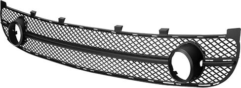 Hecasa Lower Pumper Grille W/Fog Light Night Attevel مع 2001-2005 Volkswagen استبدال Beetle الجديد لـ VW1036104 ، VW1094111 ، VW1044102 Front Black in Saudi Arabia