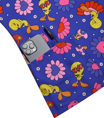 Womens Scrubs - Looney Tunes Tweety, Tom & Jerry Medical Top (S-XXL) in Saudi Arabia