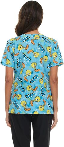 Womens Scrubs - Looney Tunes Tweety, Tom & Jerry Medical Top (S-XXL) in Saudi Arabia